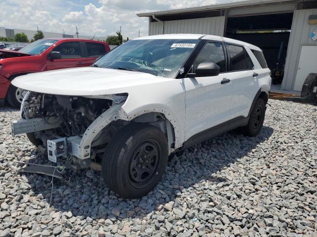 1FM5K8AB1MGA46864 - 2021 FORD EXPLORER POLICE INTERCEPTOR WHITE photo 1