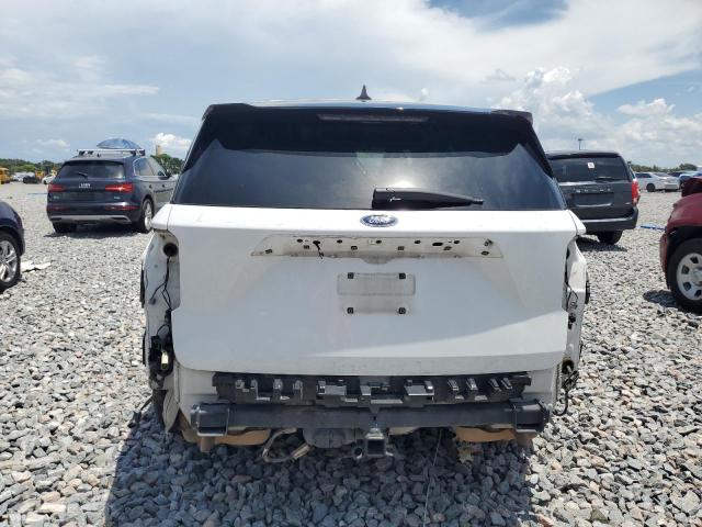 1FM5K8AB1MGA46864 - 2021 FORD EXPLORER POLICE INTERCEPTOR WHITE photo 6