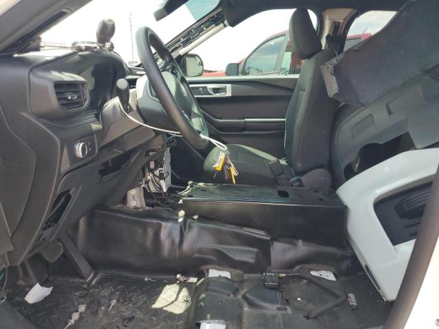 1FM5K8AB1MGA46864 - 2021 FORD EXPLORER POLICE INTERCEPTOR WHITE photo 7