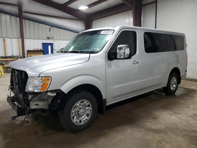 5BZAF0AA1HN853340 - 2017 NISSAN NV 3500 S SILVER photo 1