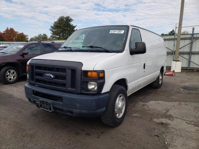 1FTNE2EWXDDB14571 - 2013 FORD E-250 E250 VAN WHITE photo 2