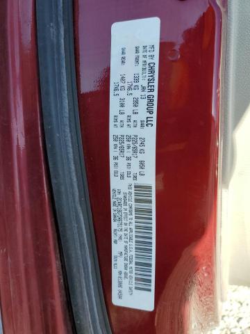 2C4RC1BG7DR675175 - 2013 CHRYSLER TOWN & COU TOURING წითელი ფოტო 13