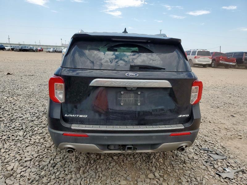 1FMSK8FH1MGB15729 - 2021 FORD EXPLORER LIMITED შავი ფოტო 6