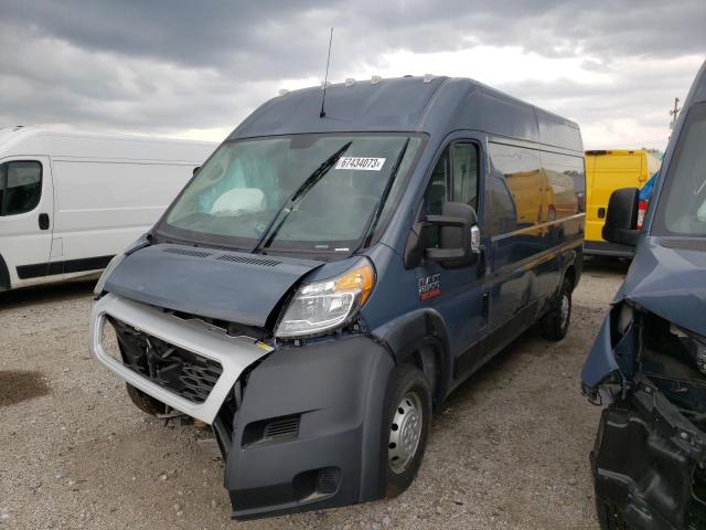 3C6TRVDG8KE517023 - 2019 RAM PROMASTER 2500 HIGH ლურჯი ფოტო 1