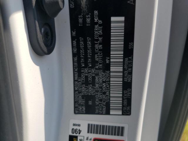 5TDJRKEC4PS162956 - 2023 TOYOTA SIENNA XLE WHITE photo 13