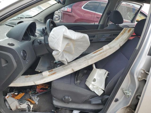 KL1TD66618B035394 - 2008 CHEVROLET AVEO BASE Plata foto 7