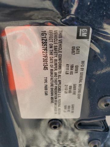 1G1ZS57F27F301345 - 2007 CHEVROLET MALIBU LS ლურჯი ფოტო 23