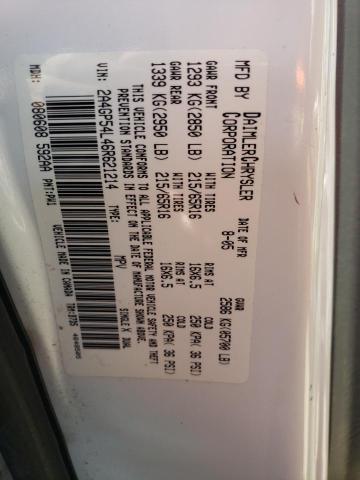 2A4GP54L46R621214 - 2006 CHRYSLER TOWN & COU TOURING 白色 照片 12