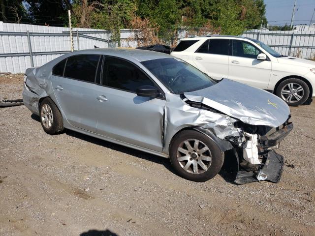 3VW1K7AJ4FM260029 - 2015 VOLKSWAGEN JETTA BASE SILVER photo 4