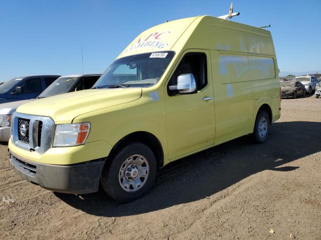 1N6BF0LY6CN105509 - 2012 NISSAN NV 2500 YELLOW photo 1