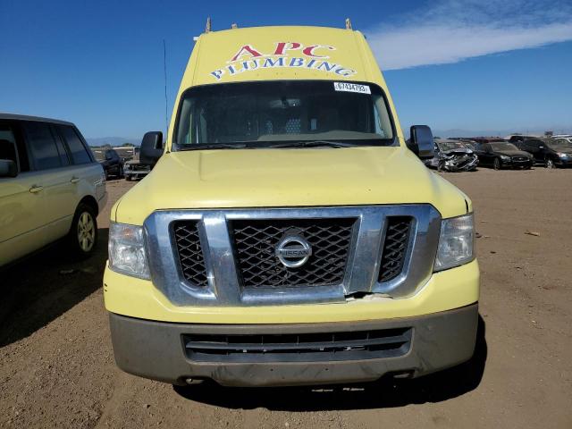 1N6BF0LY6CN105509 - 2012 NISSAN NV 2500 YELLOW photo 5