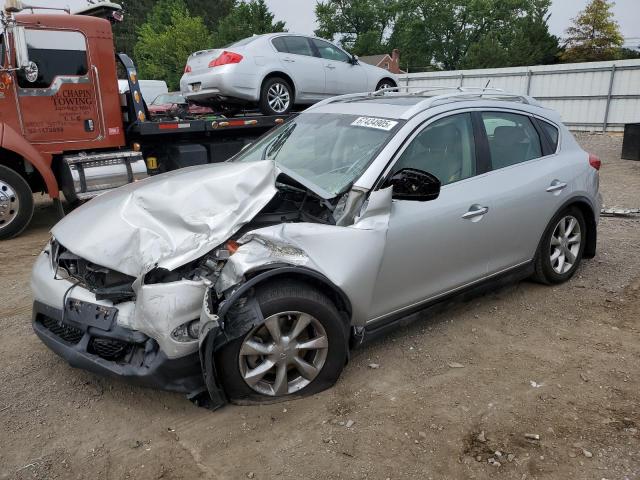 JNKAJ09F28M357367 - 2008 INFINITI EX35 BASE SILVER photo 1