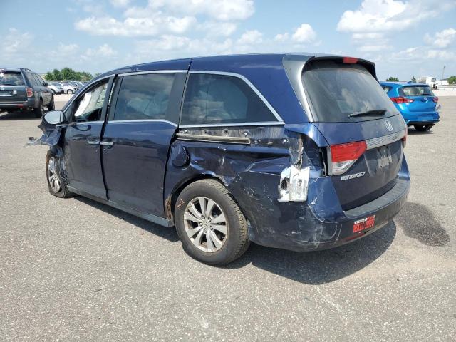 5FNRL5H47EB013128 - 2014 HONDA ODYSSEY EX BLUE photo 2