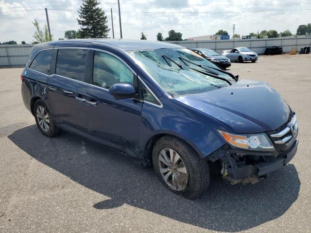 5FNRL5H47EB013128 - 2014 HONDA ODYSSEY EX BLUE photo 4