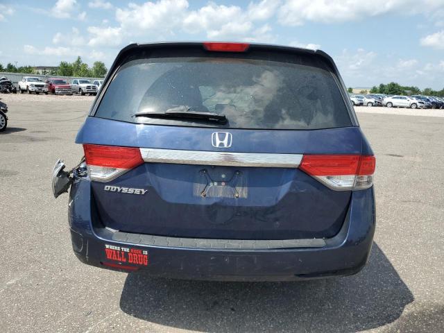 5FNRL5H47EB013128 - 2014 HONDA ODYSSEY EX BLUE photo 6