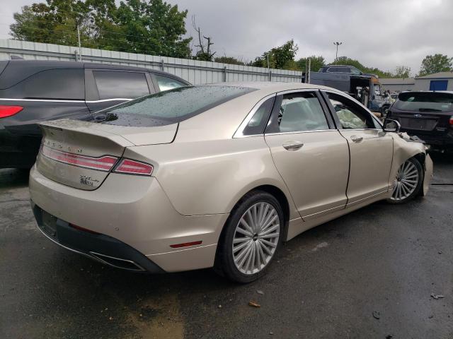 3LN6L5F95HR607653 - 2017 LINCOLN MKZ RESERVE ოქროსფერი ფოტო 3