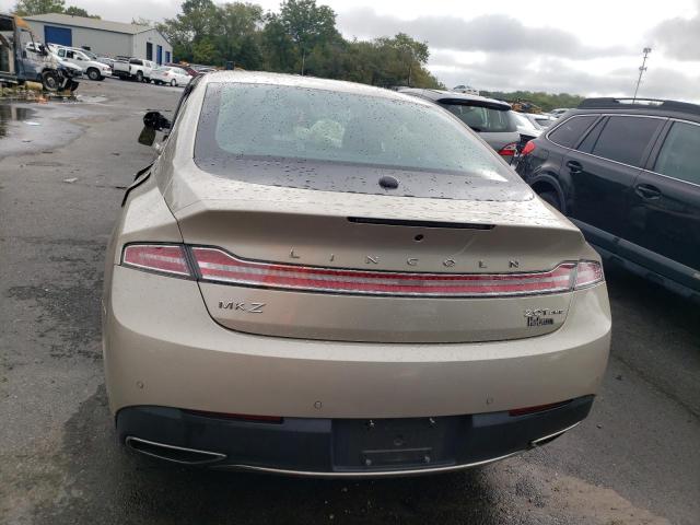 3LN6L5F95HR607653 - 2017 LINCOLN MKZ RESERVE ოქროსფერი ფოტო 6