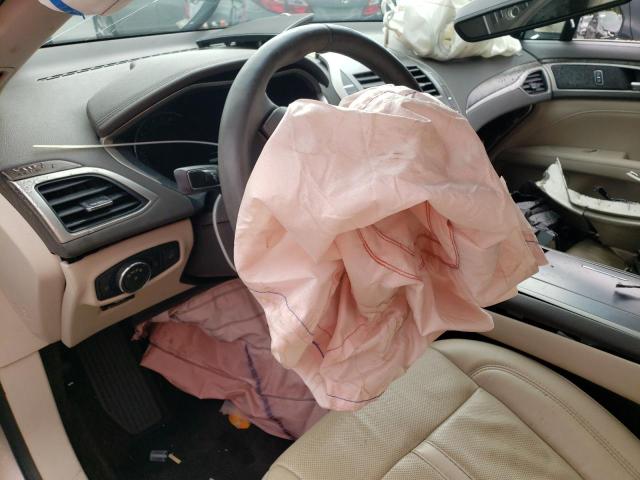 3LN6L5F95HR607653 - 2017 LINCOLN MKZ RESERVE ოქროსფერი ფოტო 8