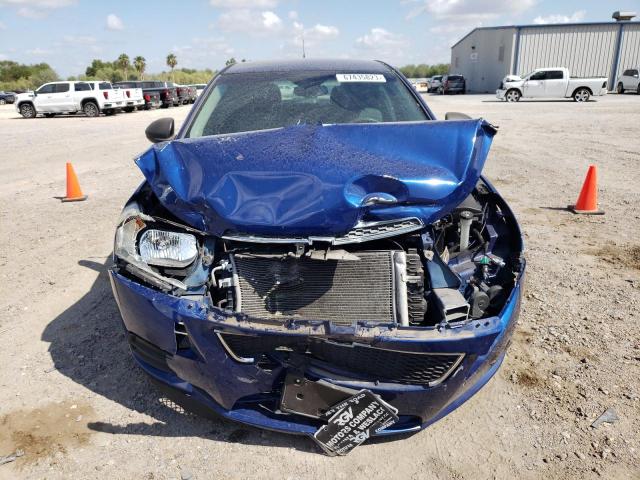 1G1PC5SH1C7215445 - 2012 CHEVROLET CRUZE LS BLUE photo 5