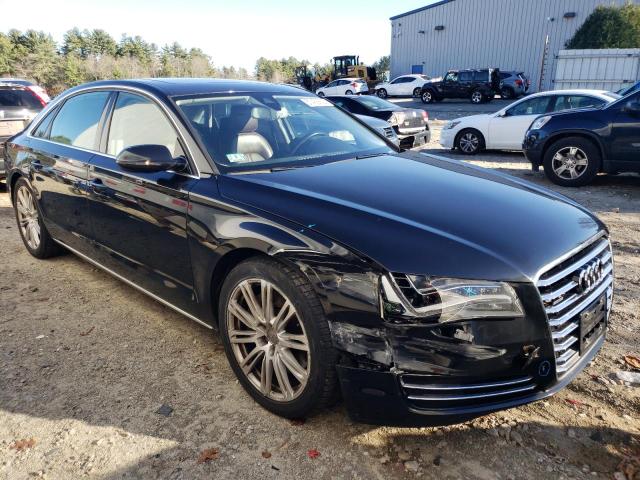 WAURVAFDXBN004150 - 2011 AUDI A8 L QUATTRO BLACK photo 4