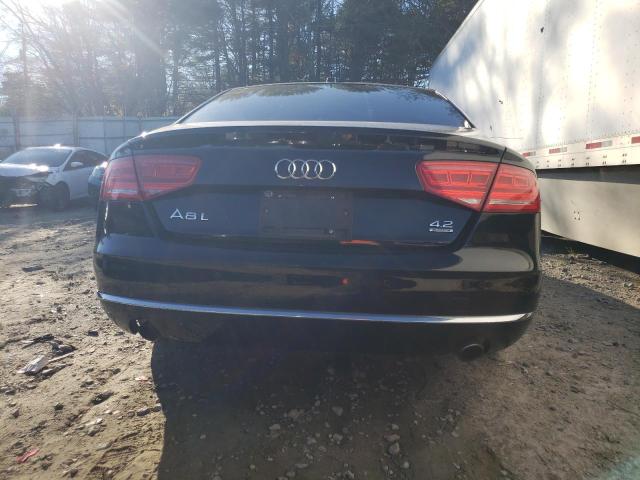 WAURVAFDXBN004150 - 2011 AUDI A8 L QUATTRO BLACK photo 6