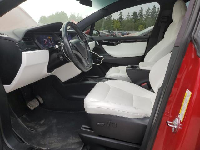 5YJXCAE2XLF264936 - 2020 TESLA MODEL X 红色 照片 7