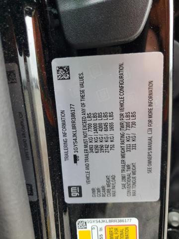 1GYS4JKL8RR386177 - 2024 CADILLAC ESCALADE ESV LUXURY 黑色 照片 13