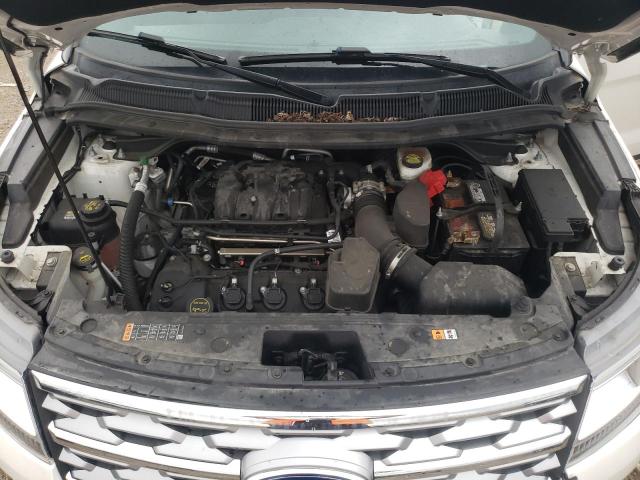 1FM5K8F85JGA77639 - 2018 FORD EXPLORER LIMITED Ақ фото 12