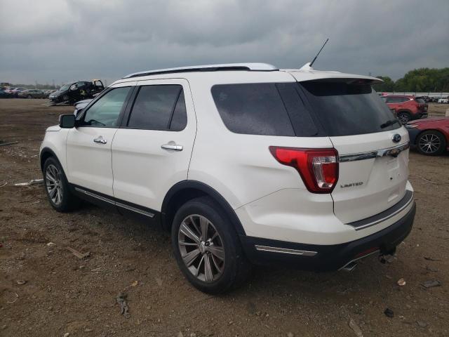 1FM5K8F85JGA77639 - 2018 FORD EXPLORER LIMITED Ақ фото 2