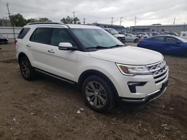 1FM5K8F85JGA77639 - 2018 FORD EXPLORER LIMITED Ақ фото 4