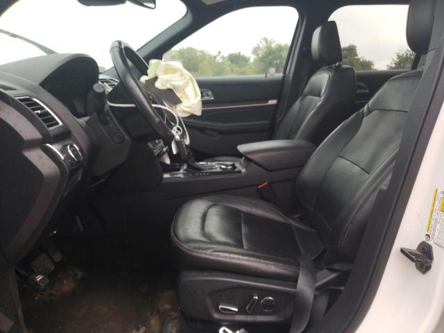 1FM5K8F85JGA77639 - 2018 FORD EXPLORER LIMITED Ақ фото 7