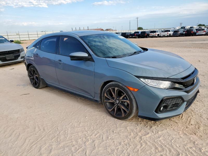 SHHFK7H99KU226055 - 2019 HONDA CIVIC SPORT TOURING GRAY photo 4