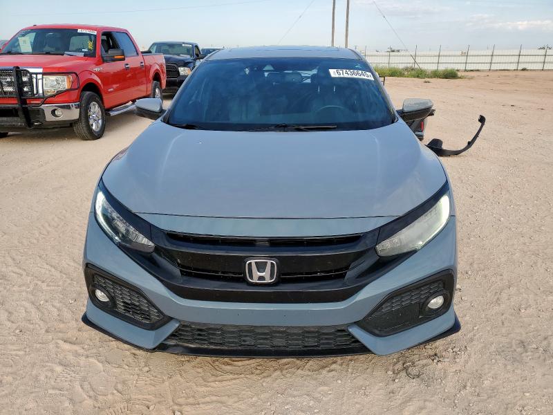 SHHFK7H99KU226055 - 2019 HONDA CIVIC SPORT TOURING GRAY photo 5