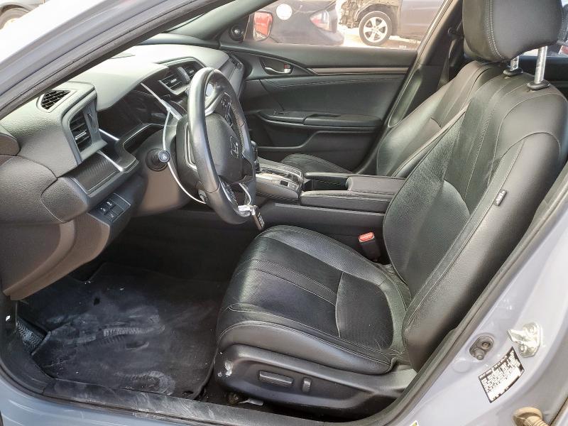 SHHFK7H99KU226055 - 2019 HONDA CIVIC SPORT TOURING GRAY photo 7