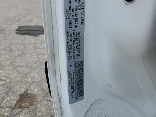 ZFBERFBB4H6E65666 - 2017 RAM PROMASTER SLT Blanc photo 13