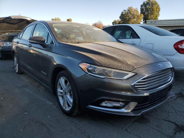 3FA6P0RU3JR187995 - 2018 FORD FUSION TITANIUM/PLATINUM HEV GRAY photo 4