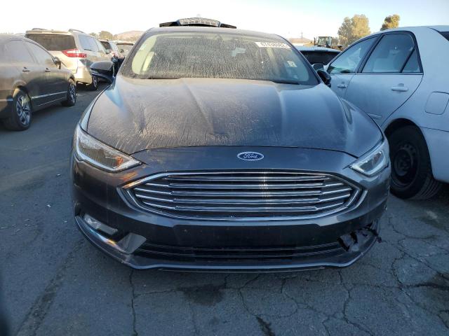 3FA6P0RU3JR187995 - 2018 FORD FUSION TITANIUM/PLATINUM HEV GRAY photo 5