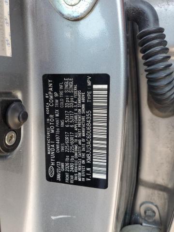 KM8JU3AC6DU684355 - 2013 HYUNDAI TUCSON GLS SILVER photo 14