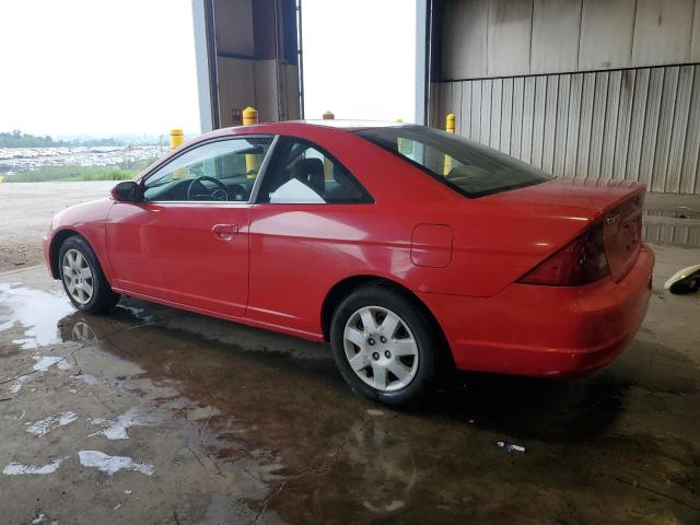 1HGEM22082L044012 - 2002 HONDA CIVIC EX RED photo 2