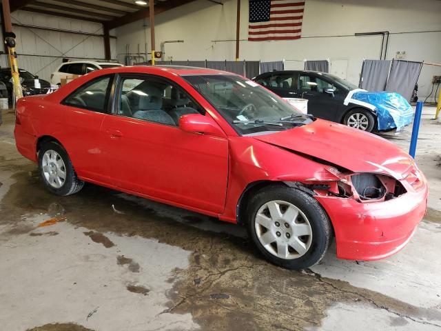 1HGEM22082L044012 - 2002 HONDA CIVIC EX RED photo 4