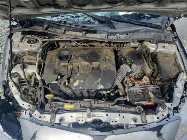 JTDBU4EE9B9124629 - 2011 TOYOTA COROLLA BASE Plata foto 11