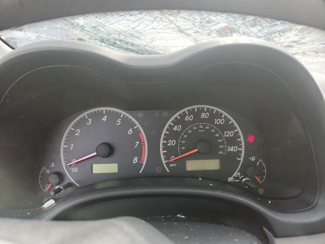 JTDBU4EE9B9124629 - 2011 TOYOTA COROLLA BASE Plata foto 9