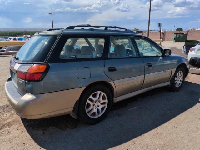 4S3BH665627633457 - 2002 SUBARU LEGACY OUTBACK Zielony zdjęcie 3