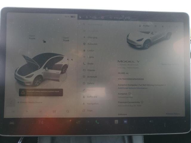 7SAYGDEE4PA155088 - 2023 TESLA MODEL Y თეთრი ფოტო 9