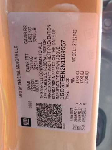 1GCGTEEN2N1169557 - 2022 CHEVROLET COLORADO ZR2 TAN photo 13