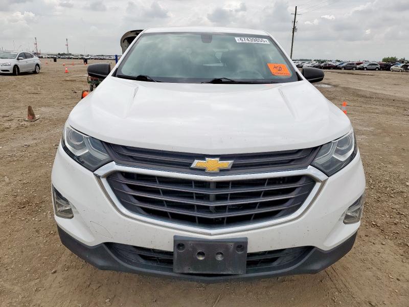 2GNAXHEV8K6123338 - 2019 CHEVROLET EQUINOX LS WHITE photo 5