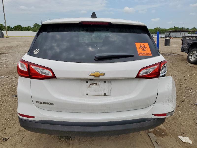 2GNAXHEV8K6123338 - 2019 CHEVROLET EQUINOX LS WHITE photo 6