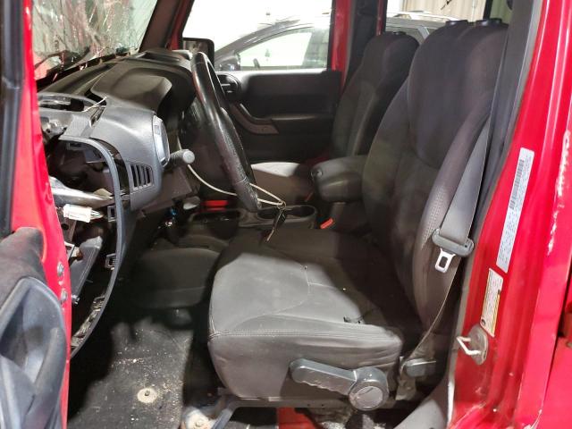 1C4BJWDG2FL749325 - 2015 JEEP WRANGLER U SPORT Rouge photo 7