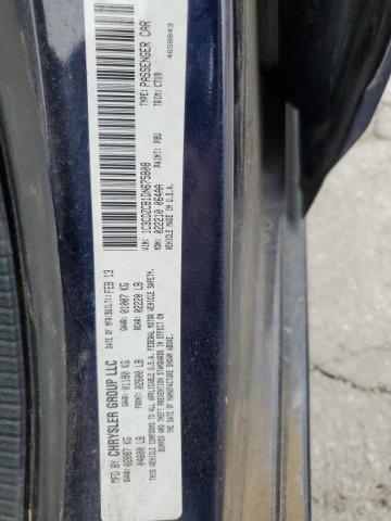 1C3CDZCB1DN675808 - 2013 DODGE AVENGER SXT 蓝色 照片 12