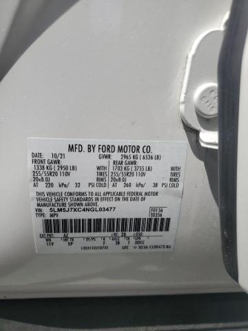 5LM5J7XC4NGL03477 - 2022 LINCOLN AVIATOR RESERVE Blanc photo 14